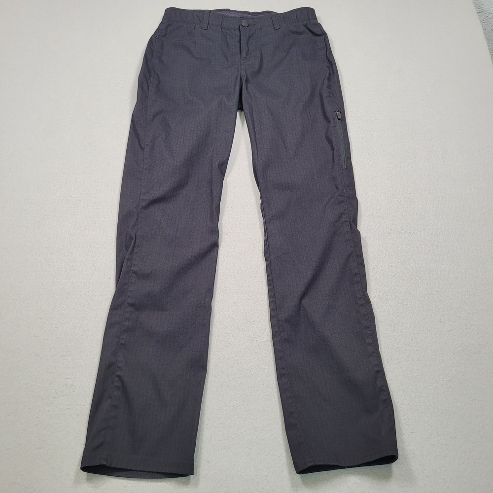 Under Armour Womens Loose Fit Straight Leg Hiking Pants Charcoal Gray Size 6